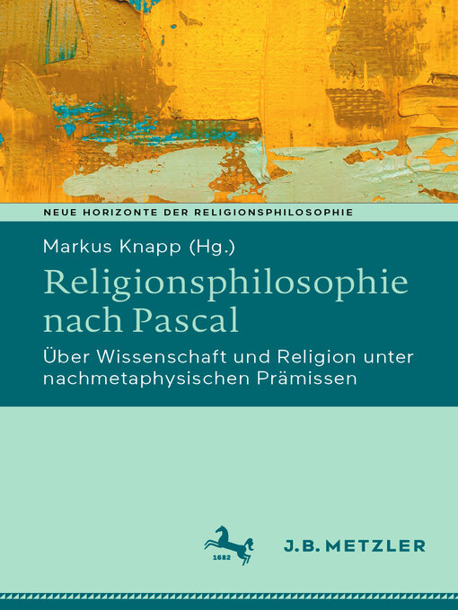 Title details for Religionsphilosophie nach Pascal by Markus Knapp - Available